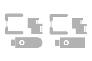 sLINE Glastürbeschlag aus Edelstahl – Linie 10 sLINE Glastürbeschlag aus Edelstahl - Linie 10